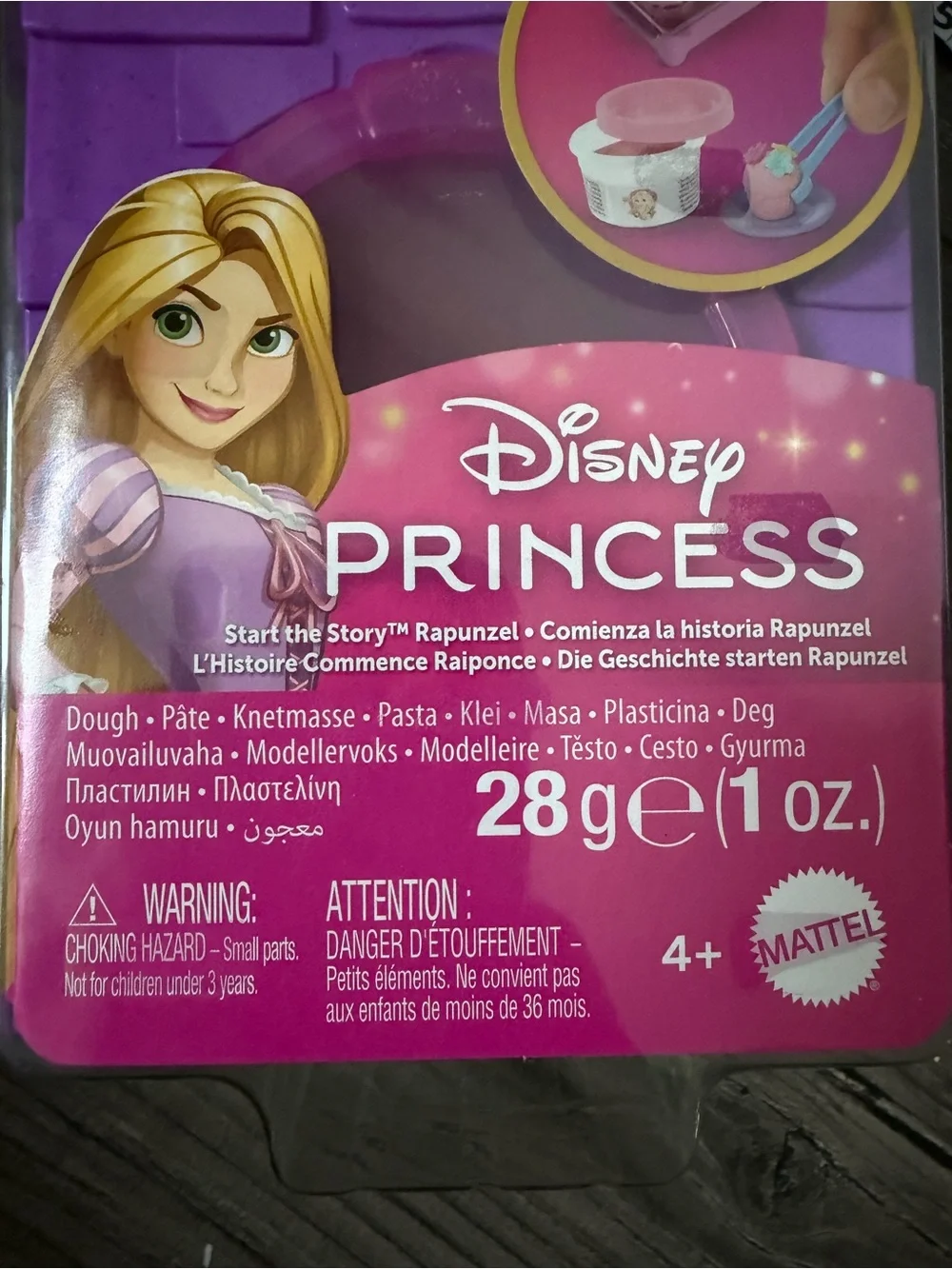 Mattel Disney Princess Rapunzel Play Accessories in Pink and Purple